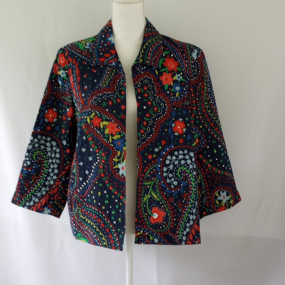 Vintage Alfred dunner Light Weight Cardigan Jacket